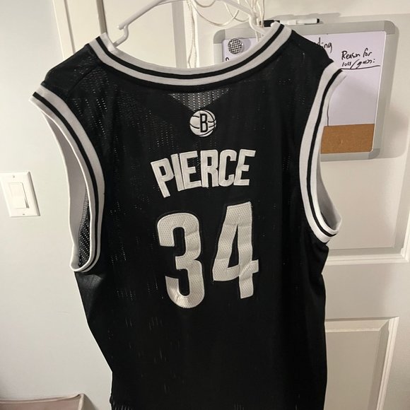 Brooklyn Nets Paul Pierce NBA Throwback Jersey Size XL - Picture 2 of 2